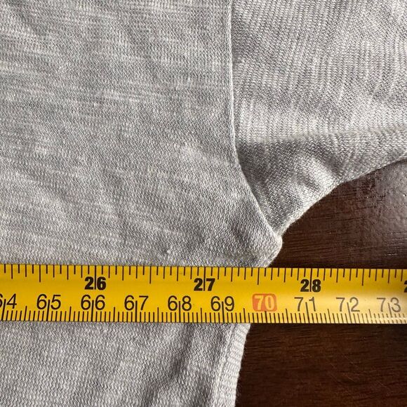 Eileen Fisher Womens $148 hemp Organic Cotton Slub V-Neck Boxy Top 2X NEW - Picture 7 of 8